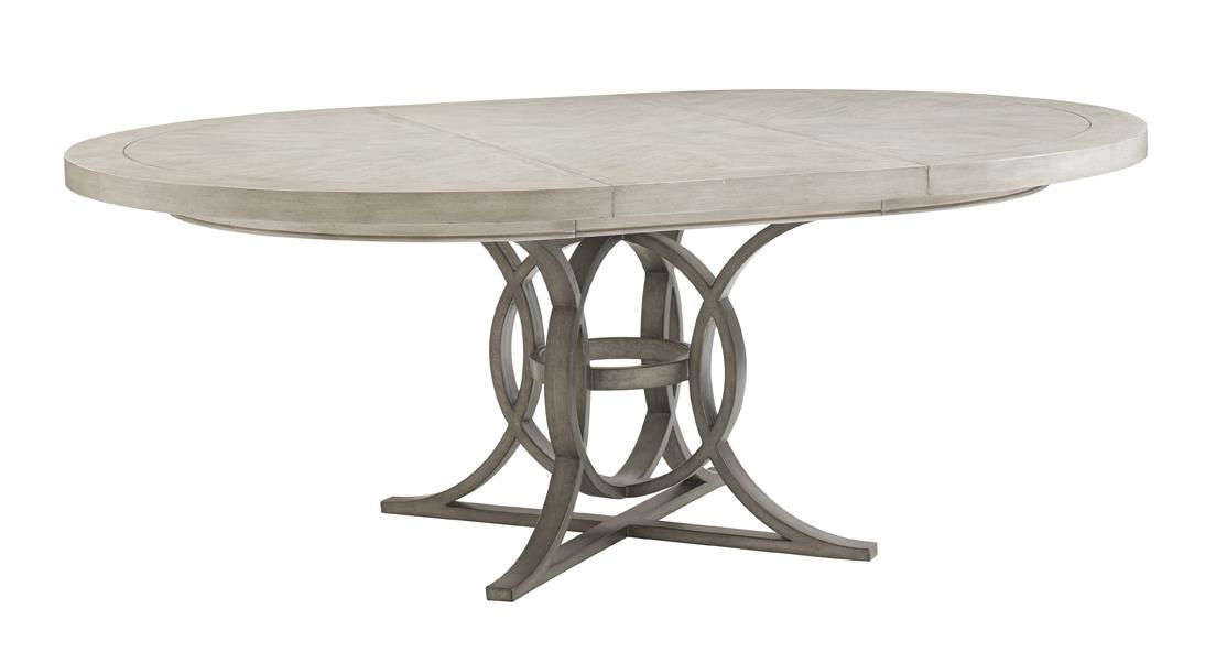 Lexington Oyster Bay Six Piece Dining Set with Calerton Table and